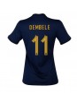 Francie Ousmane Dembele #11 Domácí Dres pro Dámské MS 2022 Krátký Rukáv
